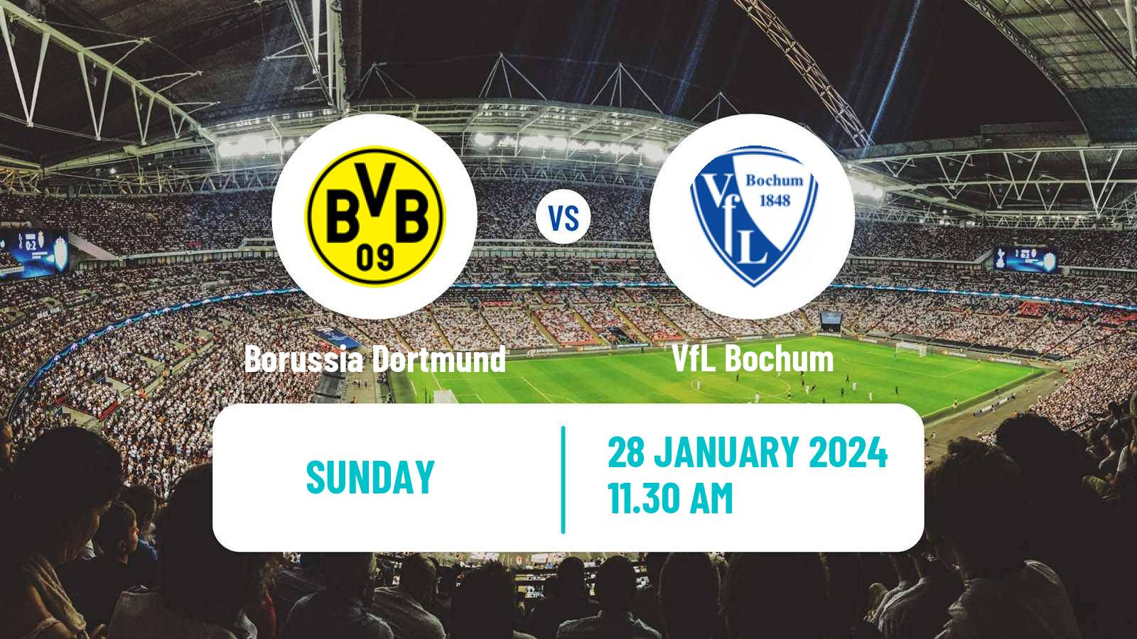 Soccer German Bundesliga Borussia Dortmund - Bochum