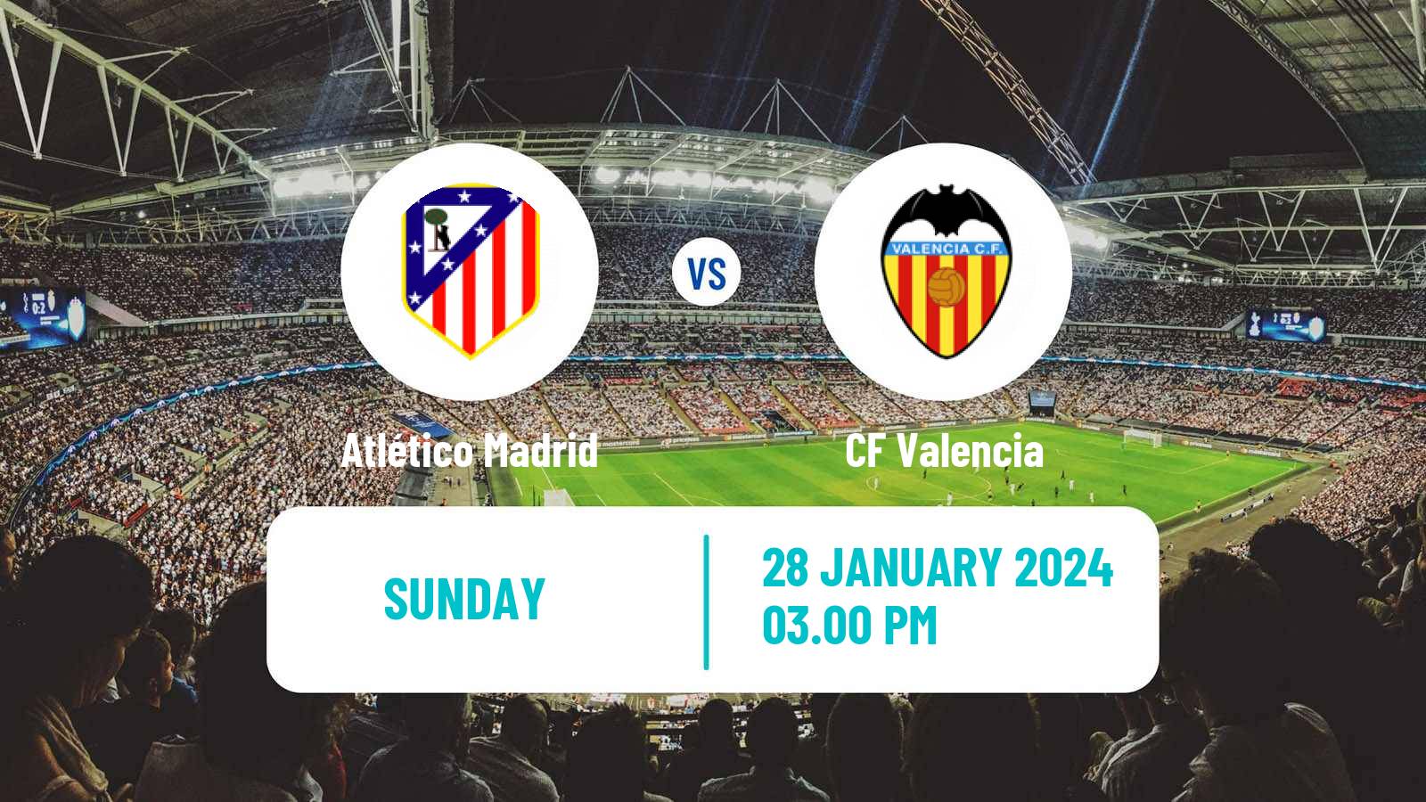 Soccer Spanish LaLiga Atlético Madrid - Valencia