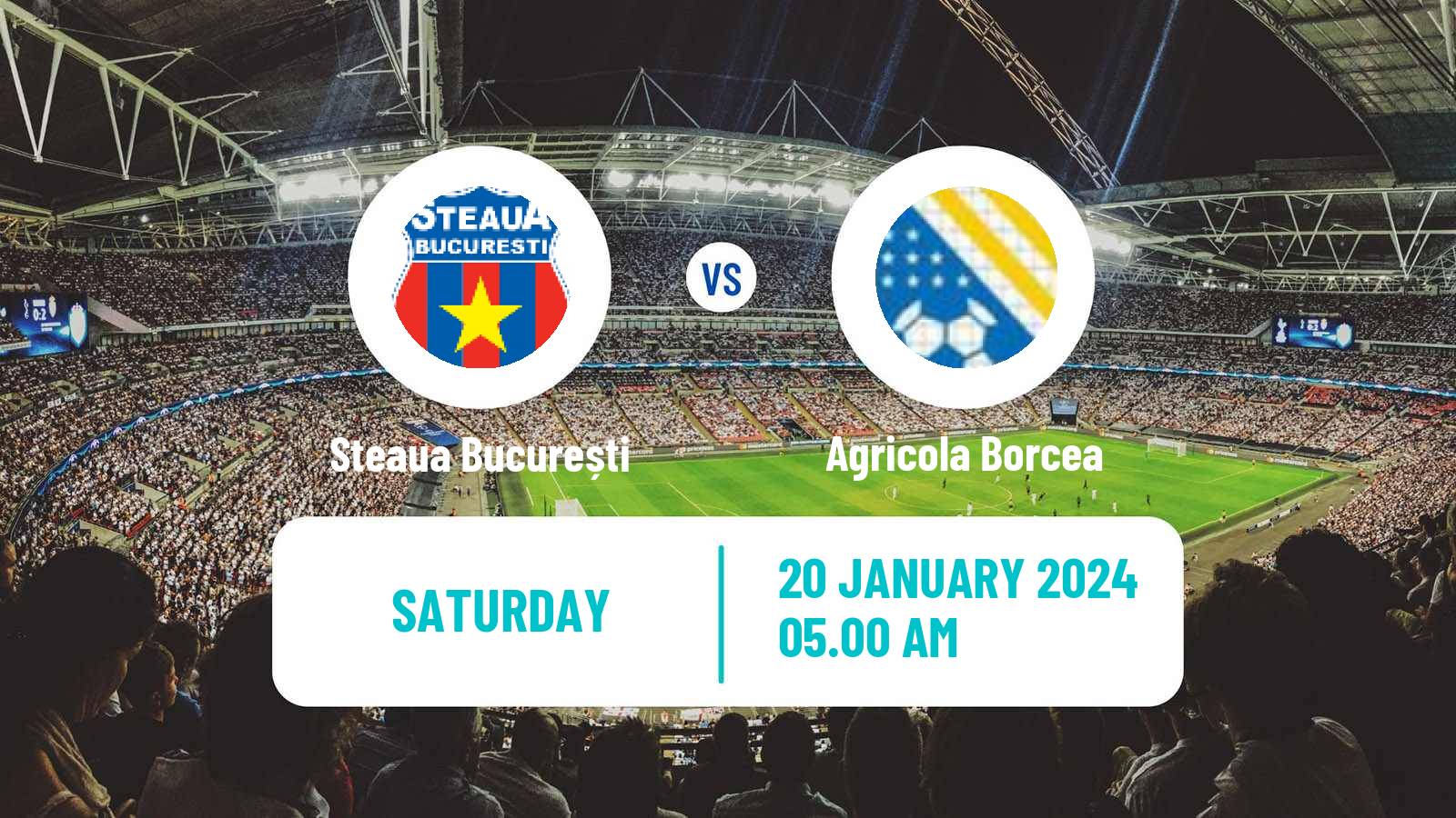 Soccer Club Friendly Steaua București - Agricola Borcea