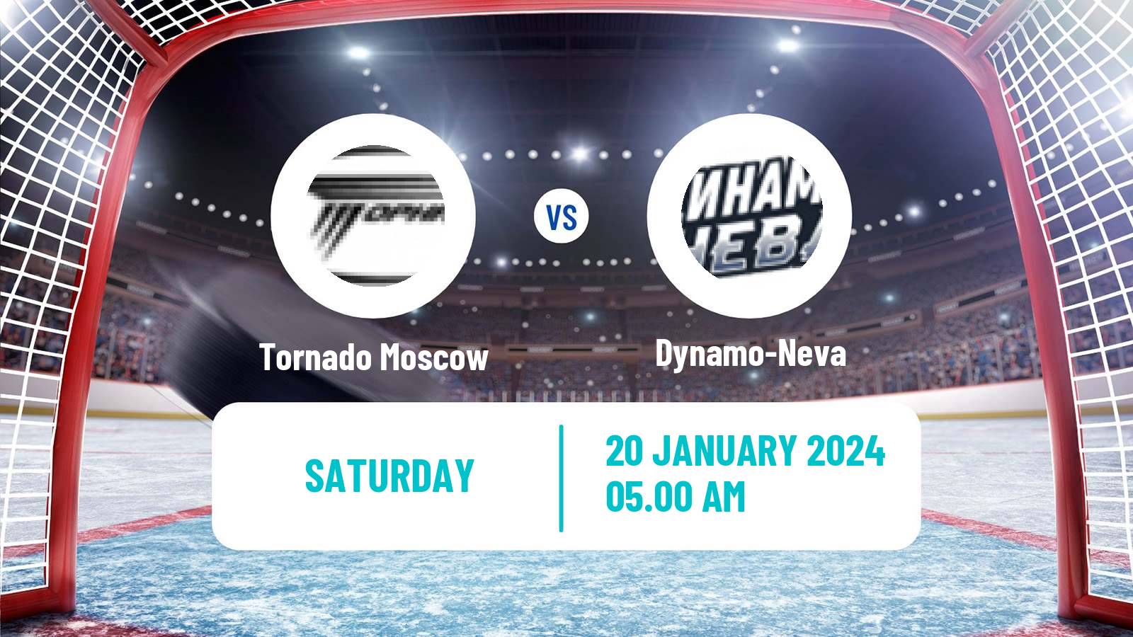 Hockey Russian WHL Tornado Moscow - Dynamo-Neva