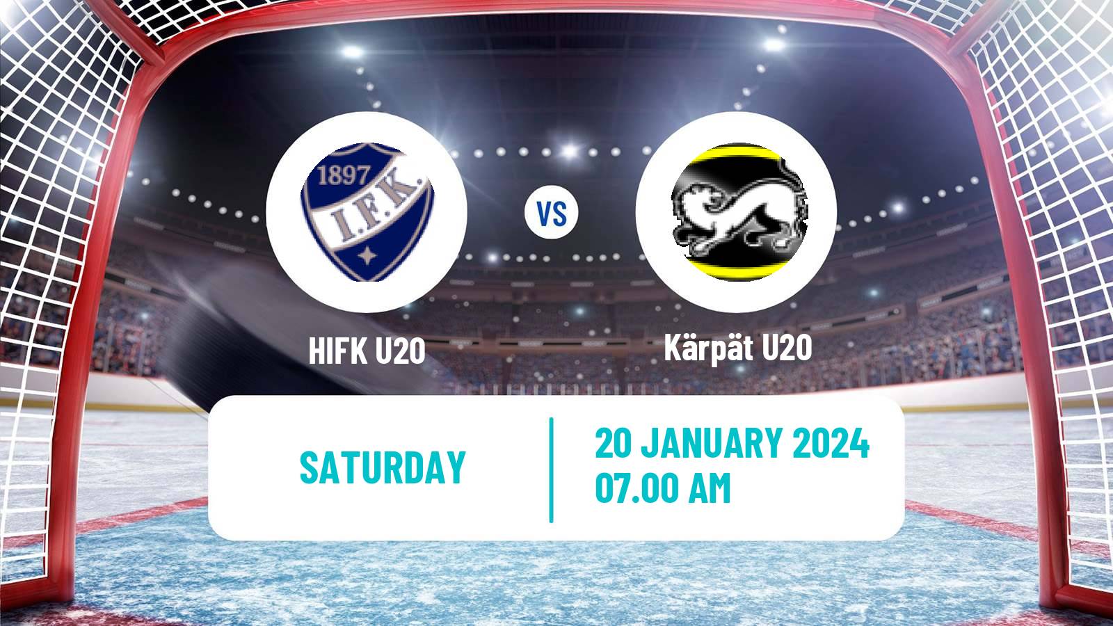 Hockey Finnish SM-sarja U20 HIFK U20 - Kärpät U20
