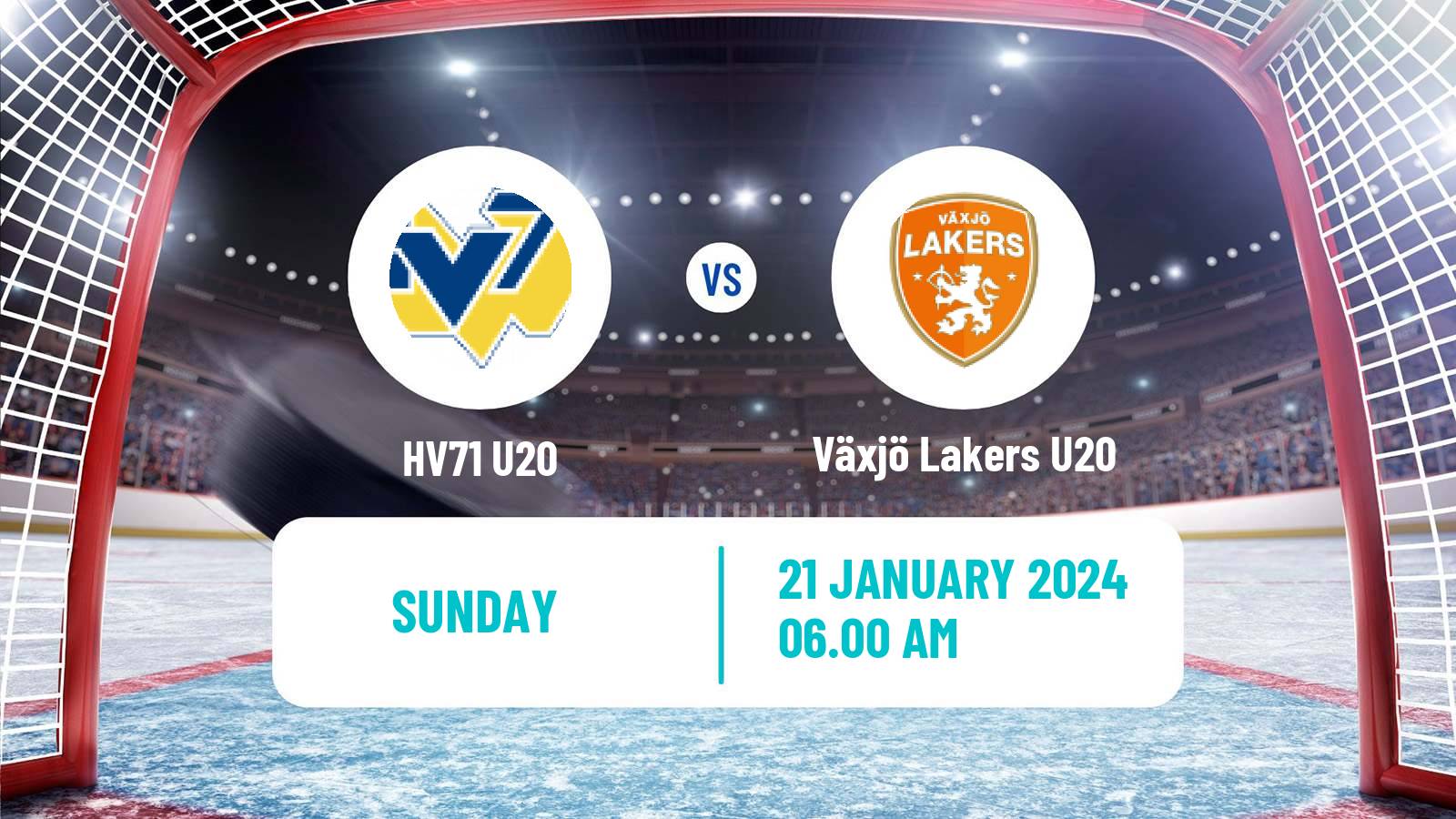 Hockey Swedish Superelit U20 Hockey HV71 U20 - Växjö Lakers U20