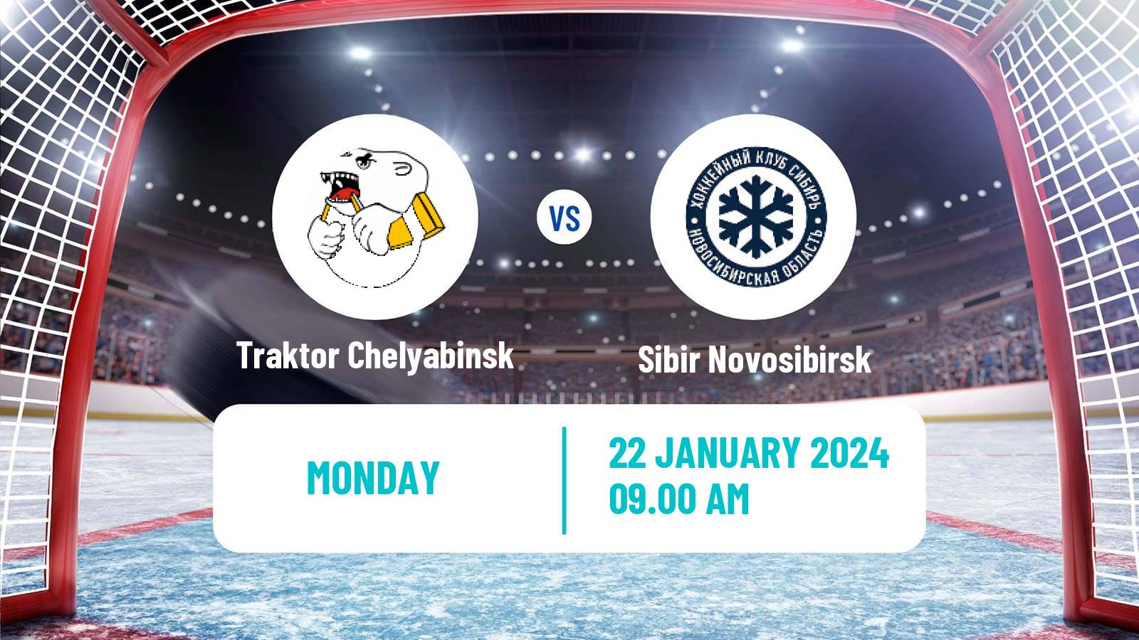Hockey KHL Traktor Chelyabinsk - Sibir Novosibirsk