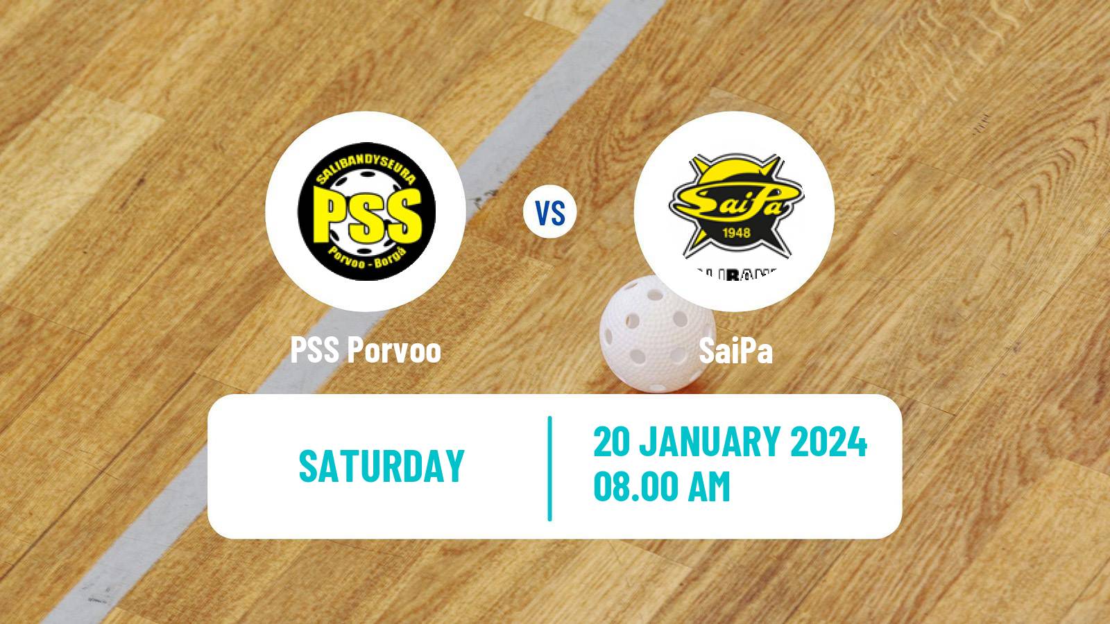 Floorball Finnish F-Liiga Women PSS Porvoo - SaiPa
