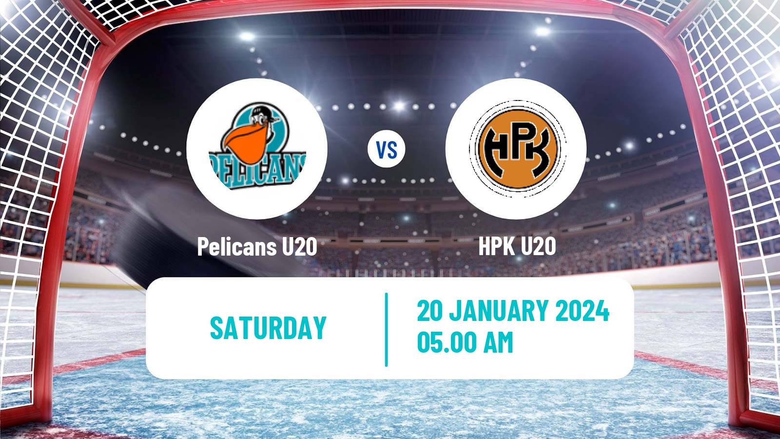 Hockey Finnish SM-sarja U20 Pelicans U20 - HPK U20