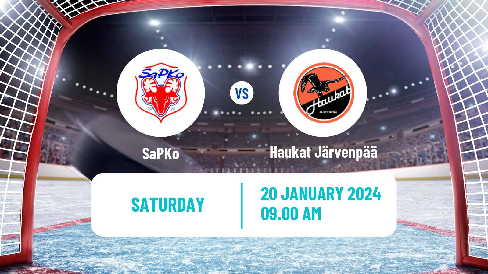 Hockey Finnish Suomi-sarja SaPKo - Haukat Järvenpää