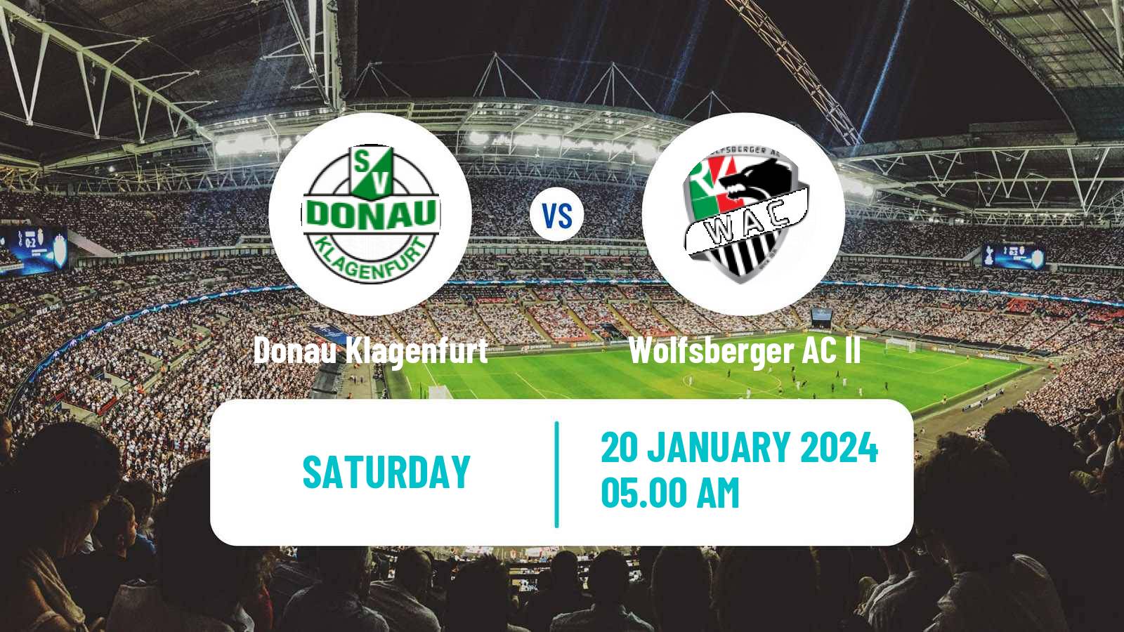 Soccer Club Friendly Donau Klagenfurt - Wolfsberger AC II