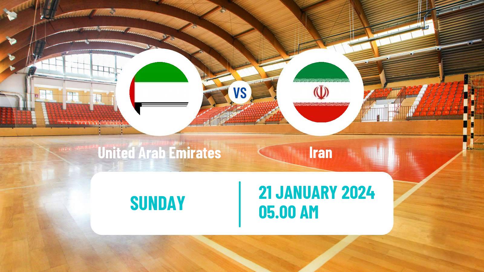 Handball Asian Championship Handball United Arab Emirates - Iran