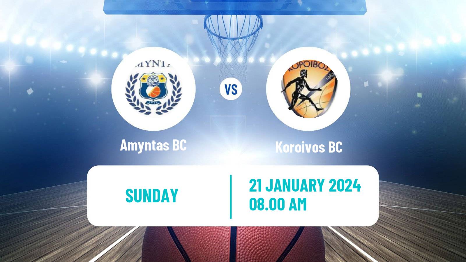 Basketball Greek Elite League Basketball Amyntas - Koroivos