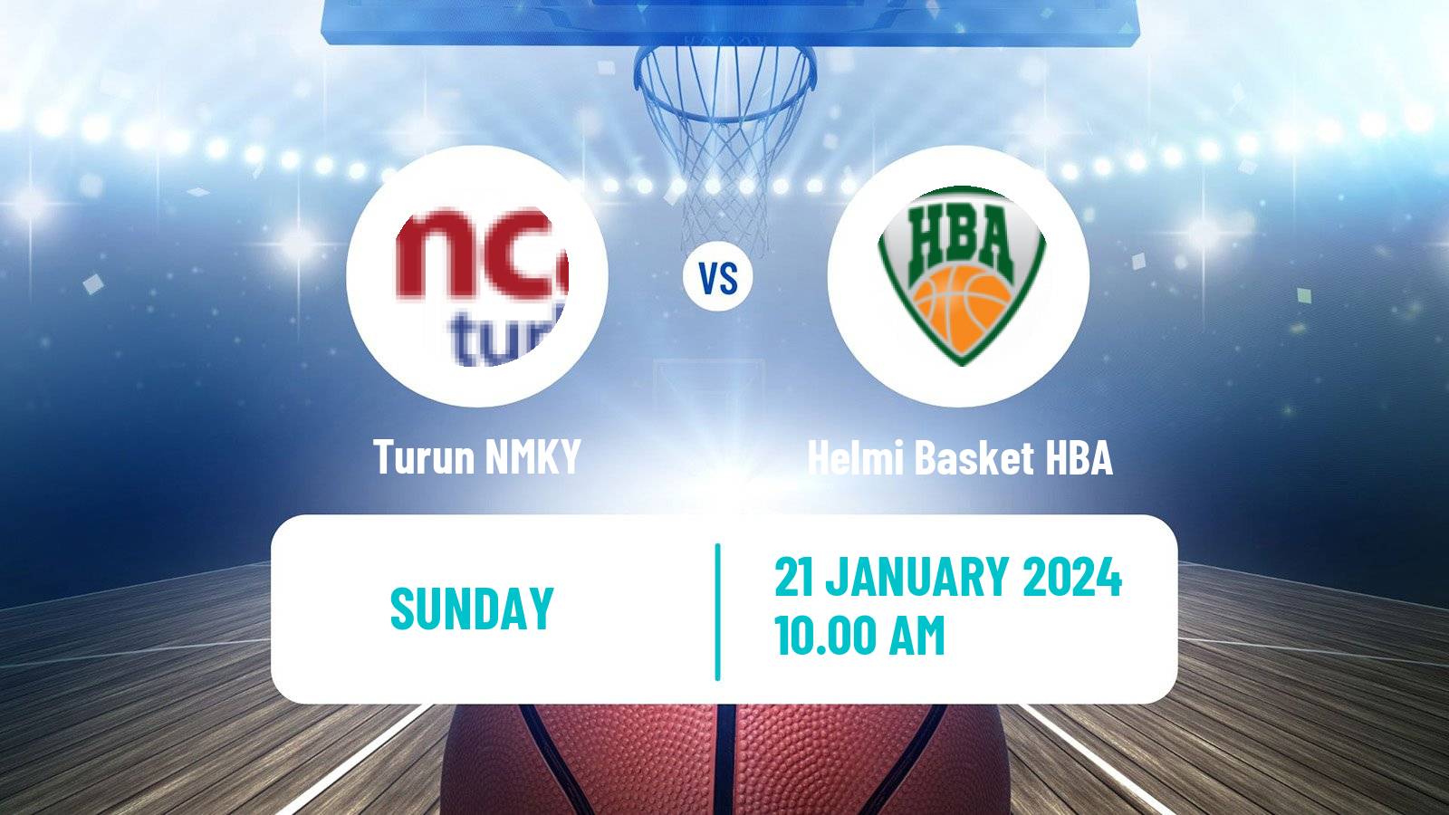 Basketball Finnish I Divisioona Basketball Women Turun NMKY - Helmi Basket HBA