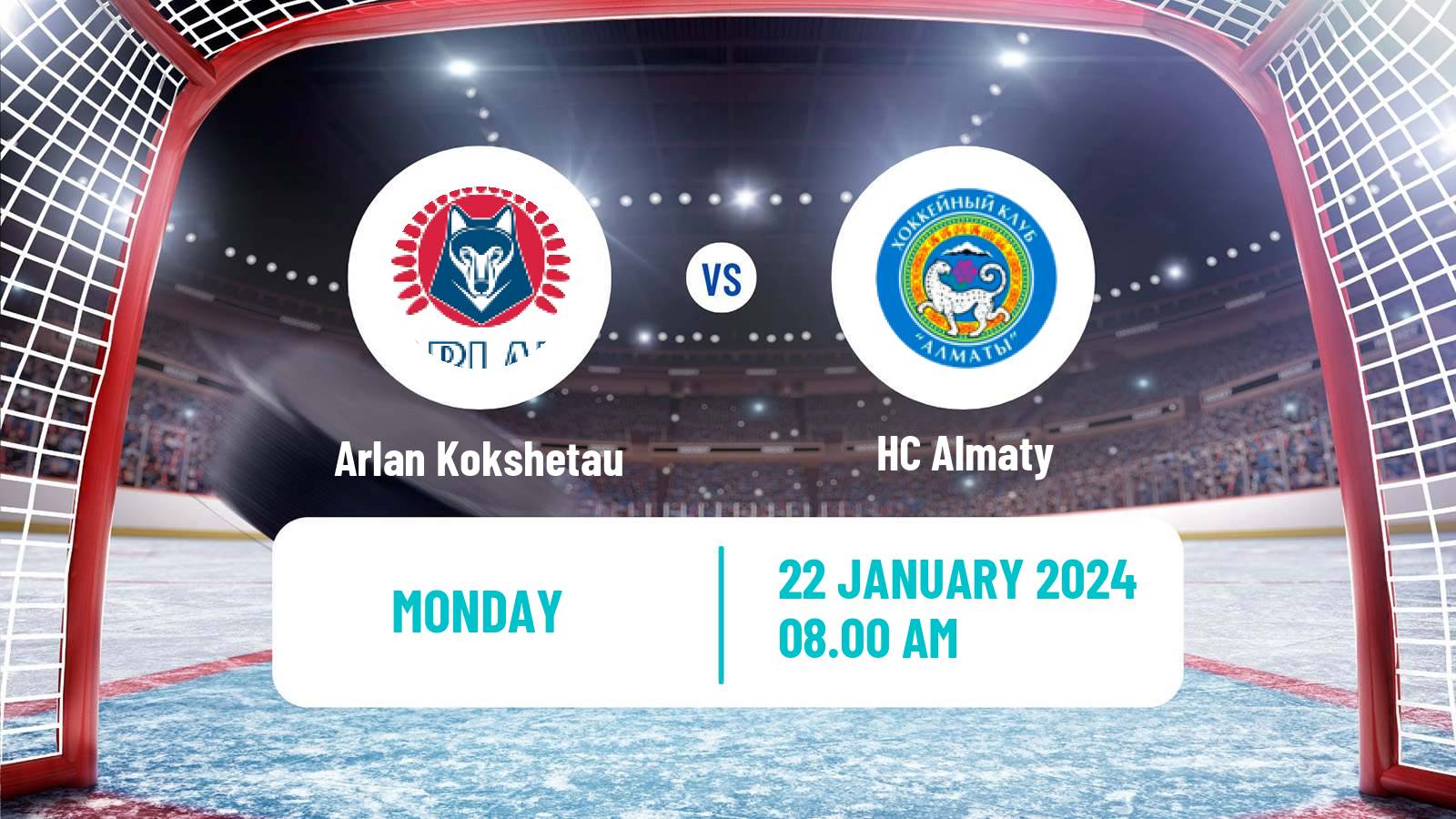 Hockey Kazakh Ice Hockey Championship Arlan Kokshetau - Almaty