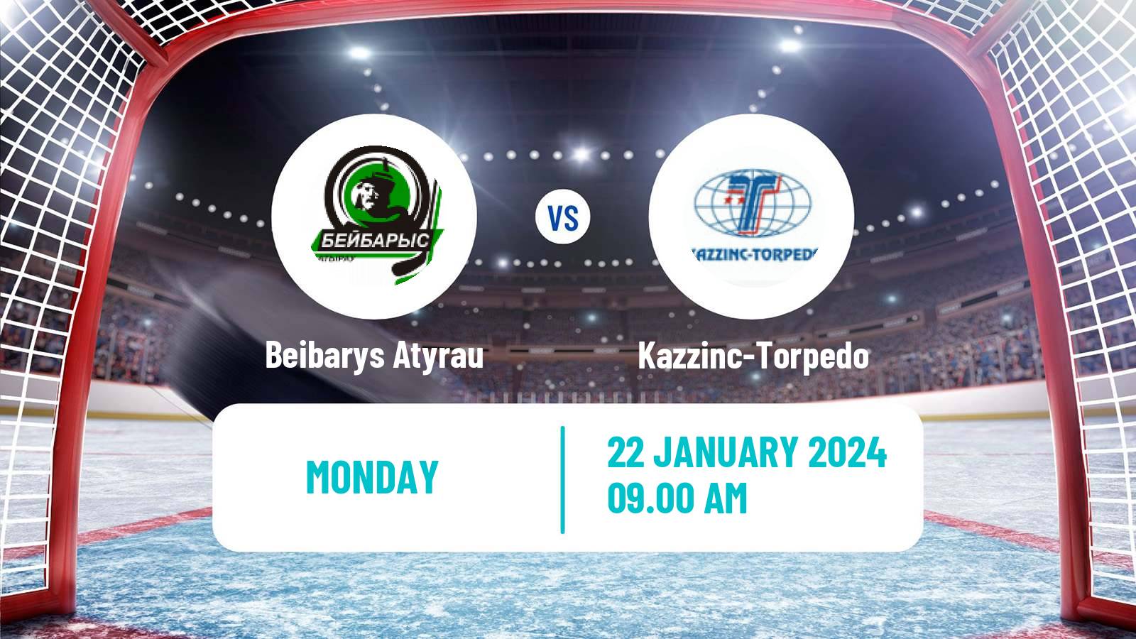 Hockey Kazakh Ice Hockey Championship Beibarys Atyrau - Kazzinc-Torpedo