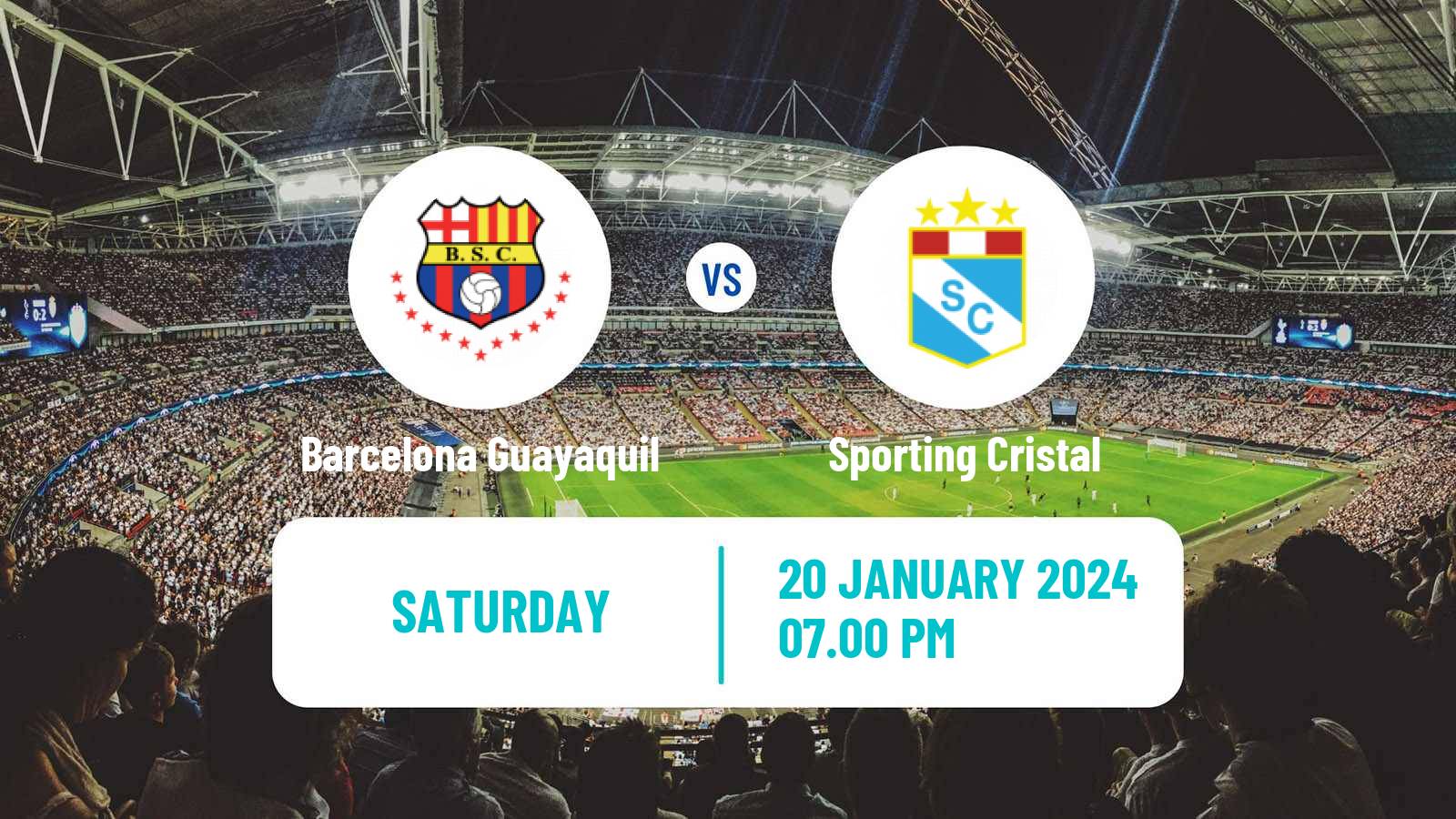 Soccer Club Friendly Barcelona Guayaquil - Sporting Cristal