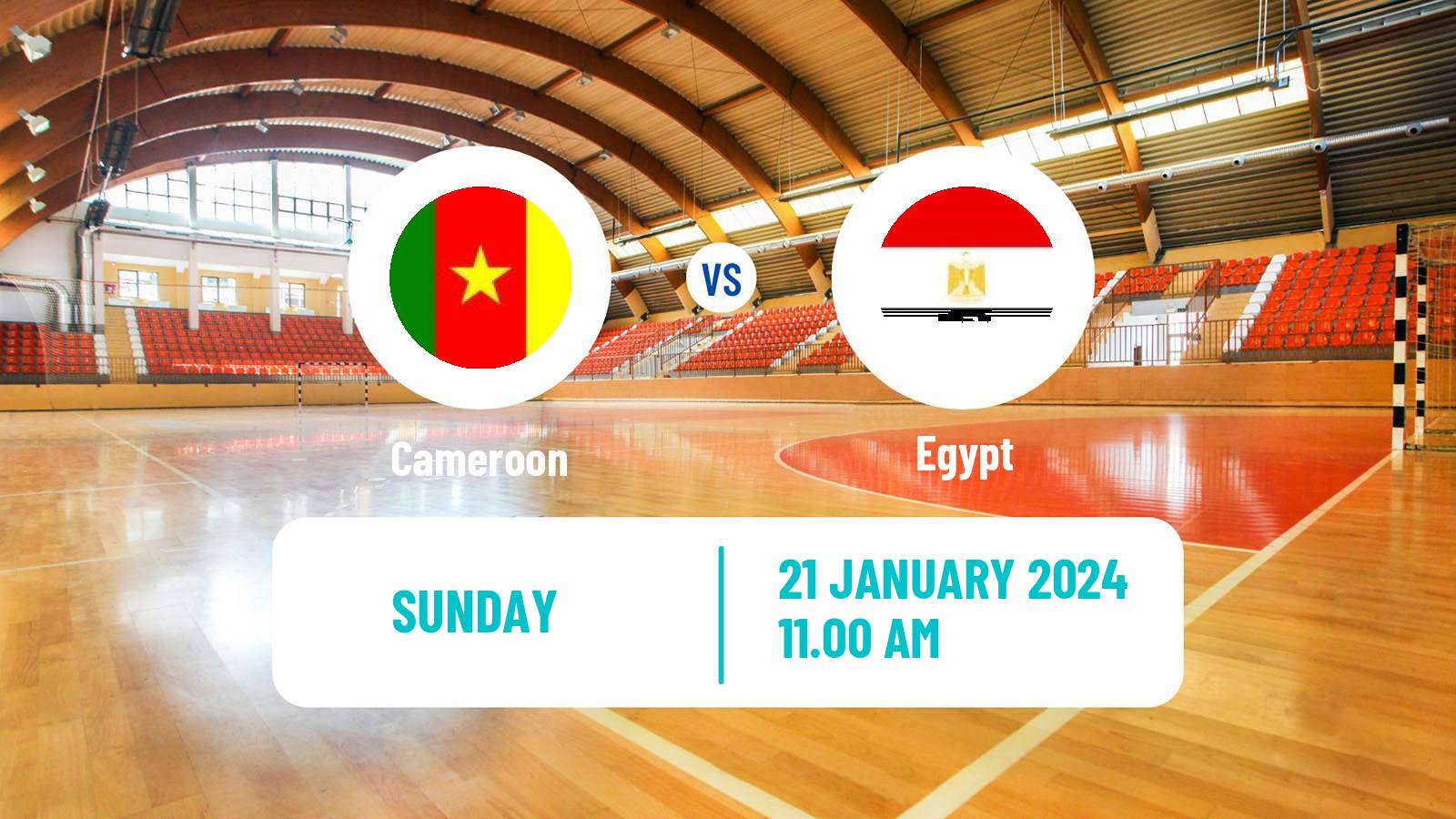 Handball African Championship Handball Cameroon - Egypt