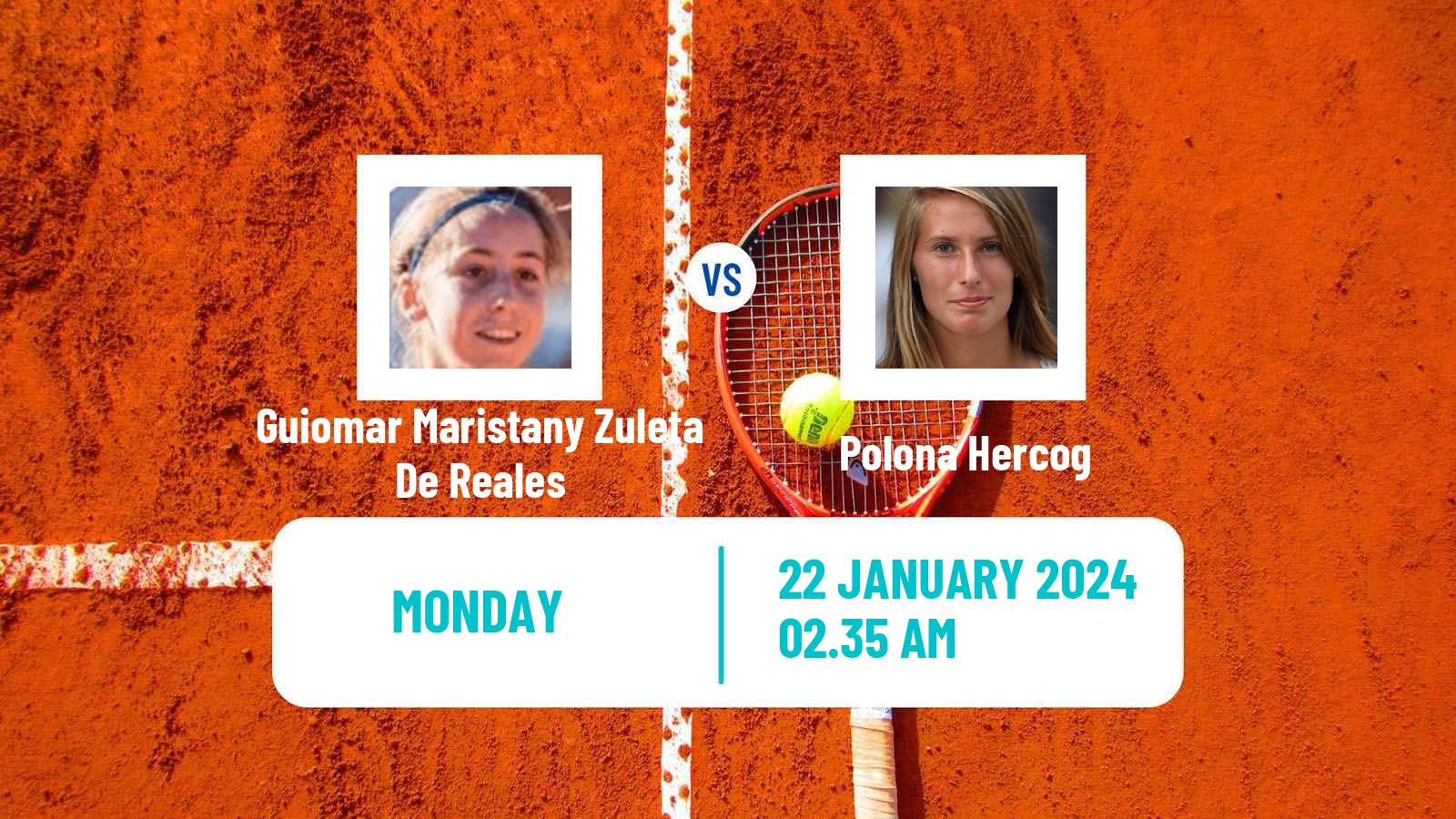 Tennis ITF W50 Antalya Women Guiomar Maristany Zuleta De Reales - Polona Hercog