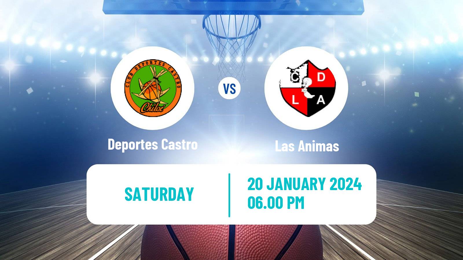 Basketball Chilean LNB Deportes Castro - Las Animas