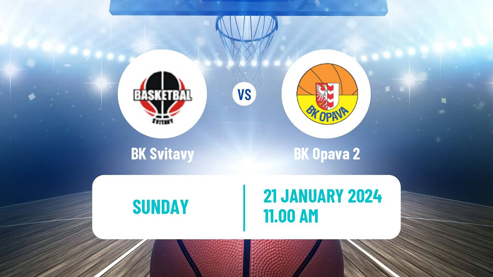 Basketball Czech 1 Liga Basketball Svitavy - Opava 2