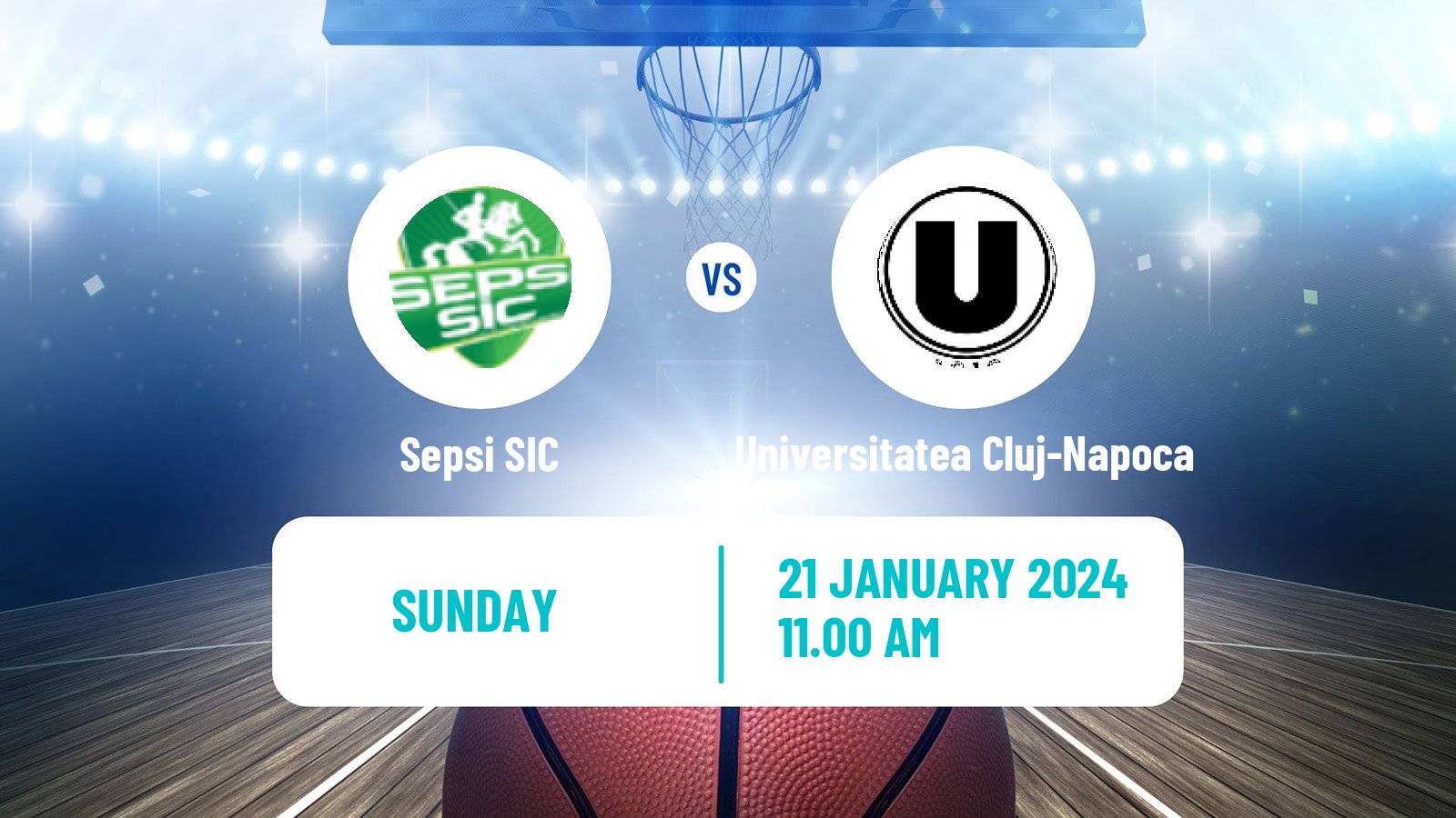 Basketball Romanian Liga National Basketball Women Sepsi SIC - Universitatea Cluj-Napoca