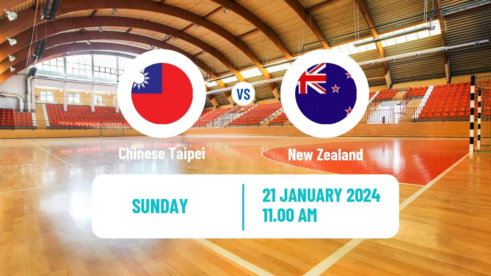 Handball Asian Championship Handball Chinese Taipei - New Zealand