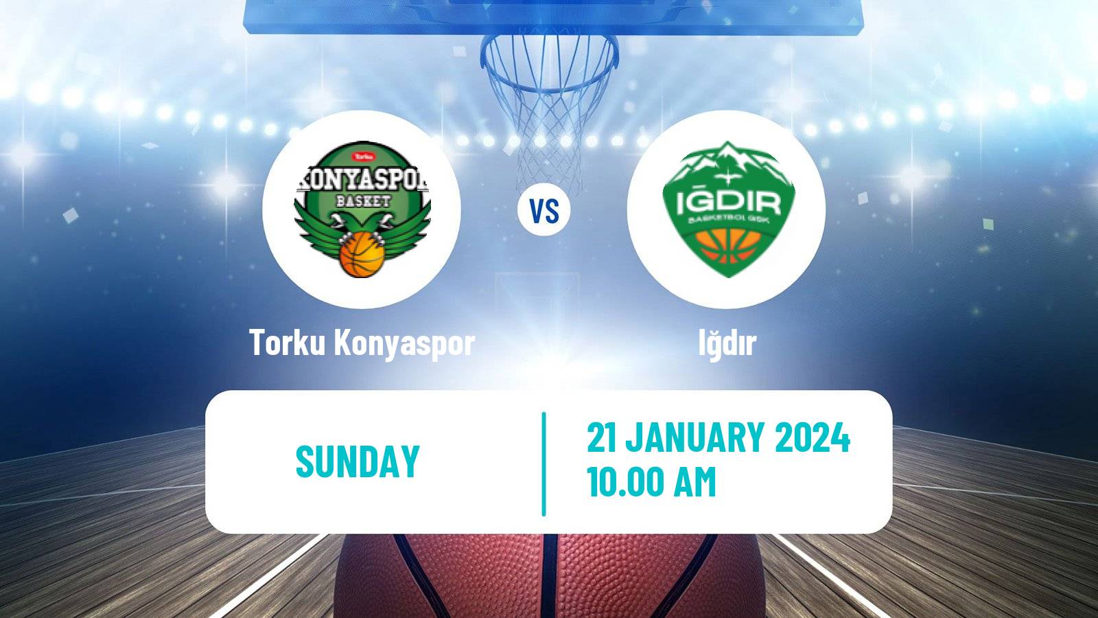 Basketball Turkish TBL Torku Konyaspor - Iğdır
