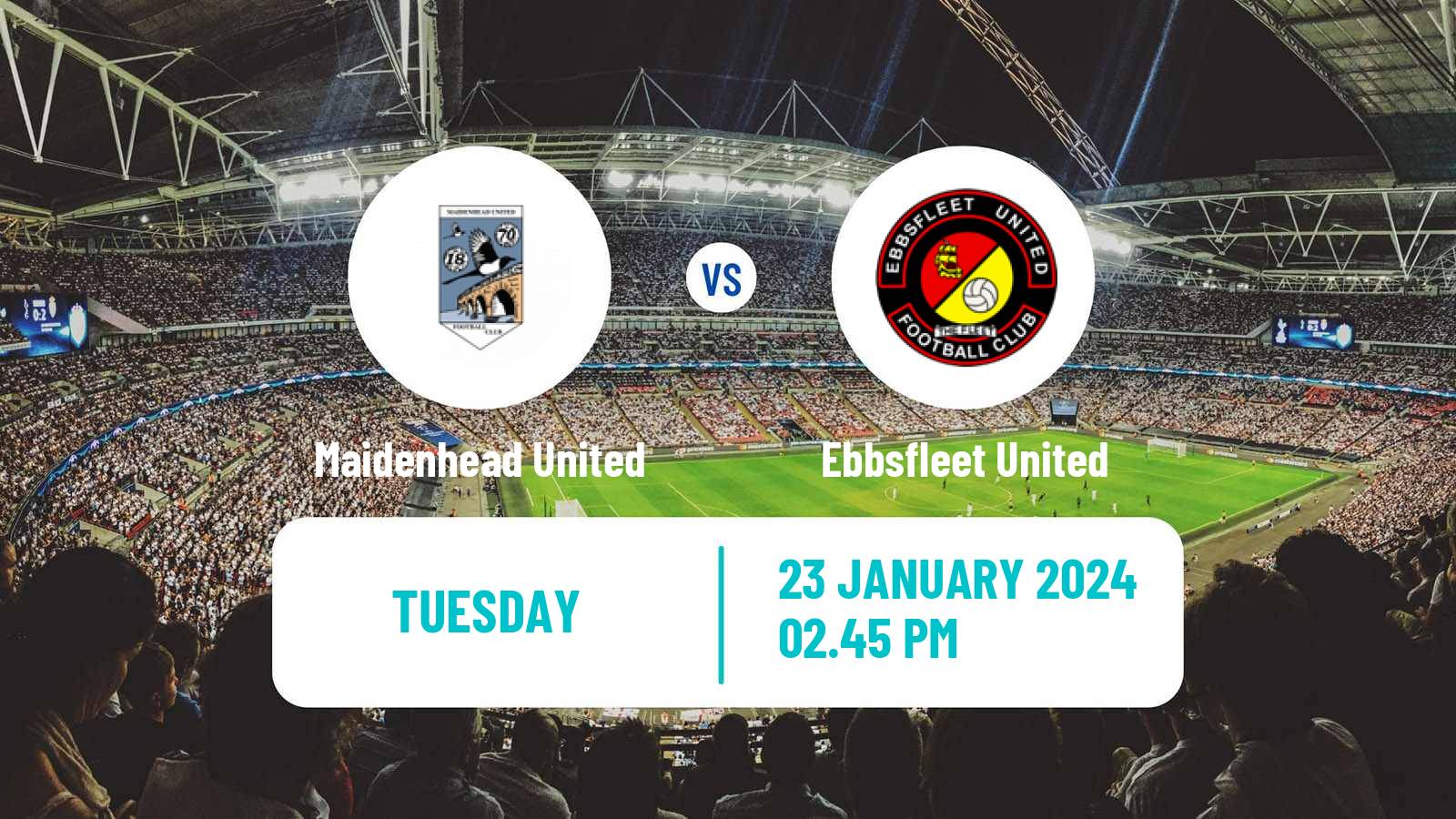 Soccer English National League Maidenhead United - Ebbsfleet United
