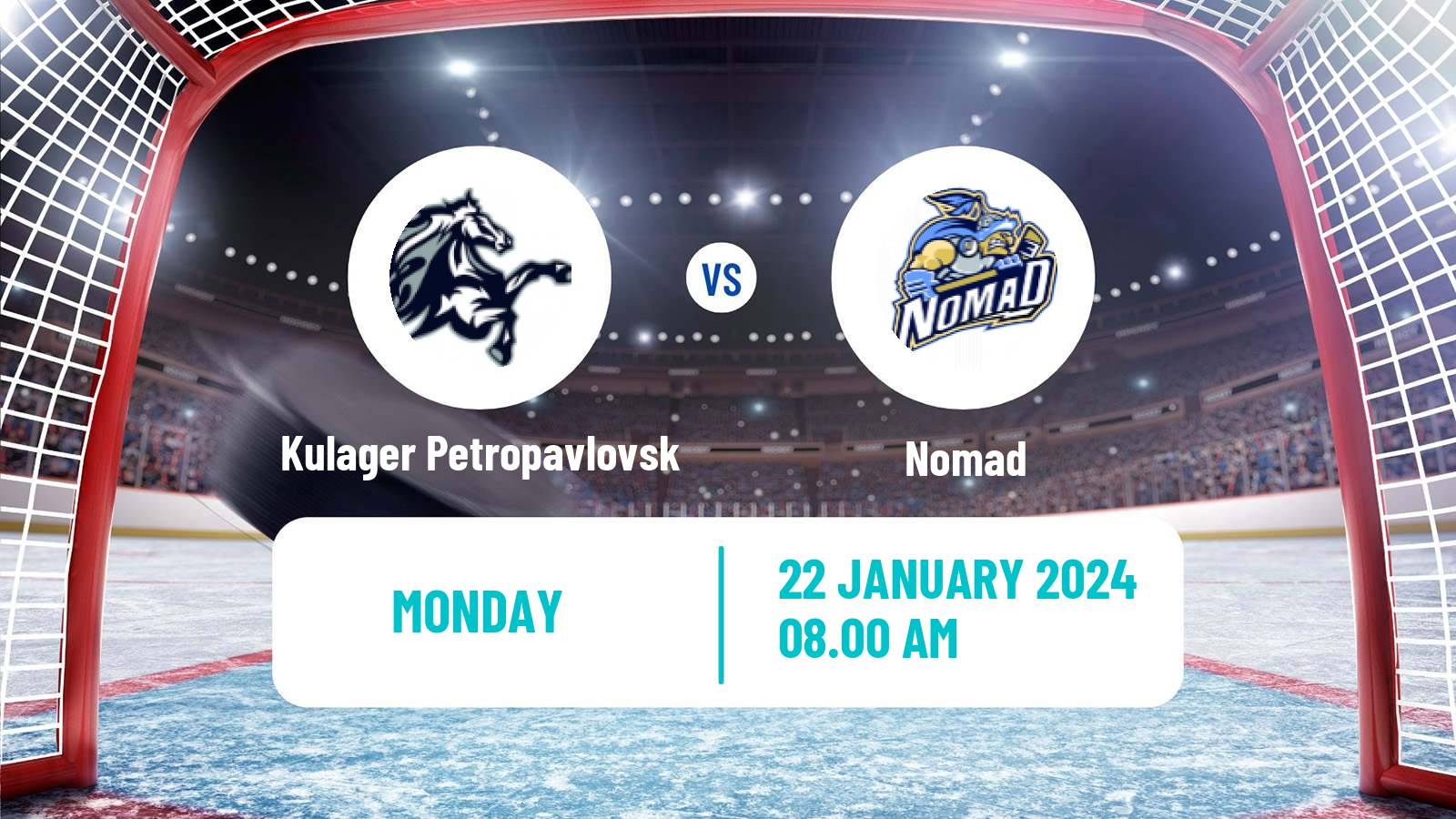 Hockey Kazakh Ice Hockey Championship Kulager Petropavlovsk - Nomad