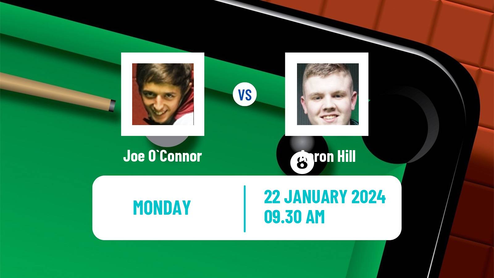 Snooker World Open Joe O`Connor - Aaron Hill