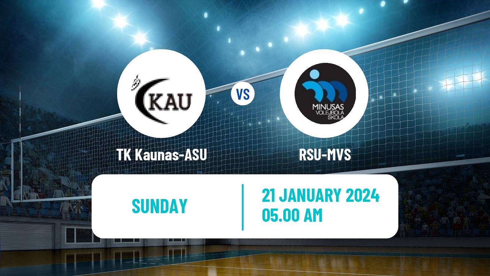 Volleyball Baltic League Volleyball Women TK Kaunas-ASU - RSU-MVS