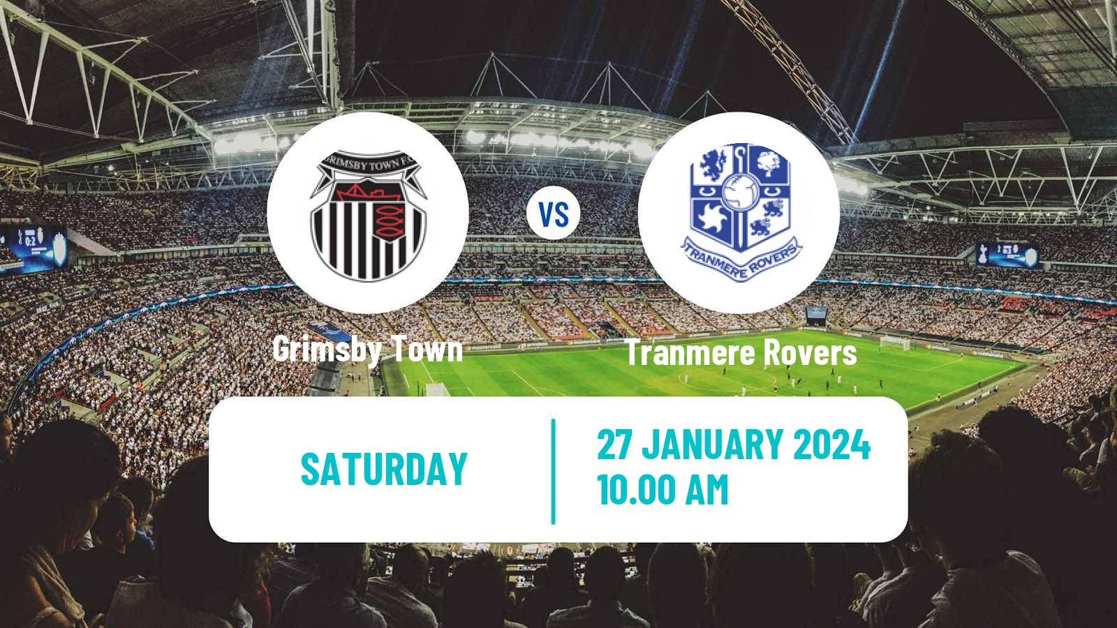 Soccer English League Two Grimsby Town - Tranmere Rovers