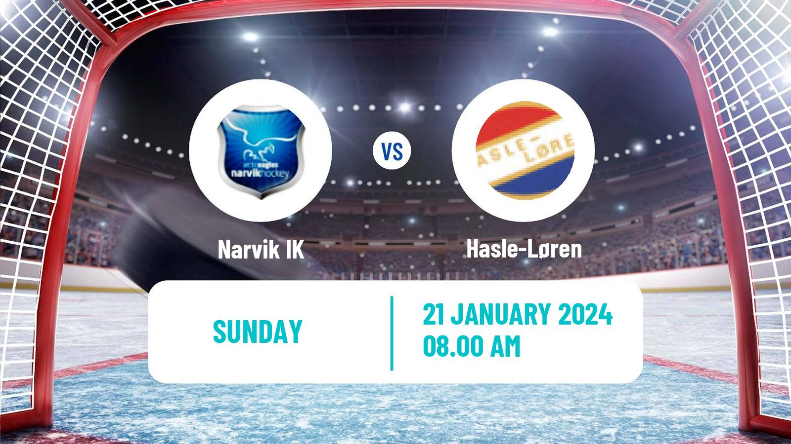 Hockey Norwegian Division 1 Hockey Narvik - Hasle-Løren