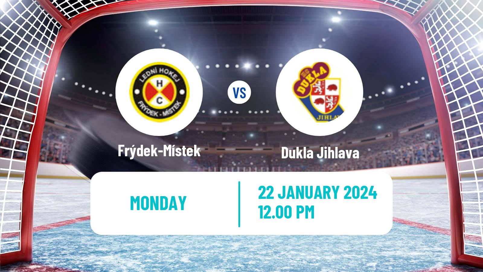 Hockey Czech Chance Liga Frýdek-Místek - Dukla Jihlava