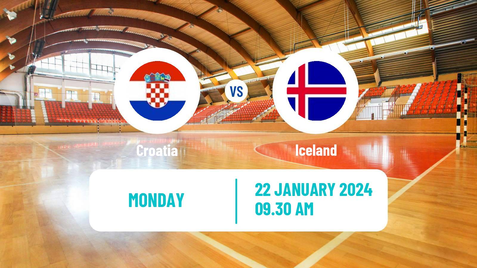 Handball Handball European Championship Croatia - Iceland