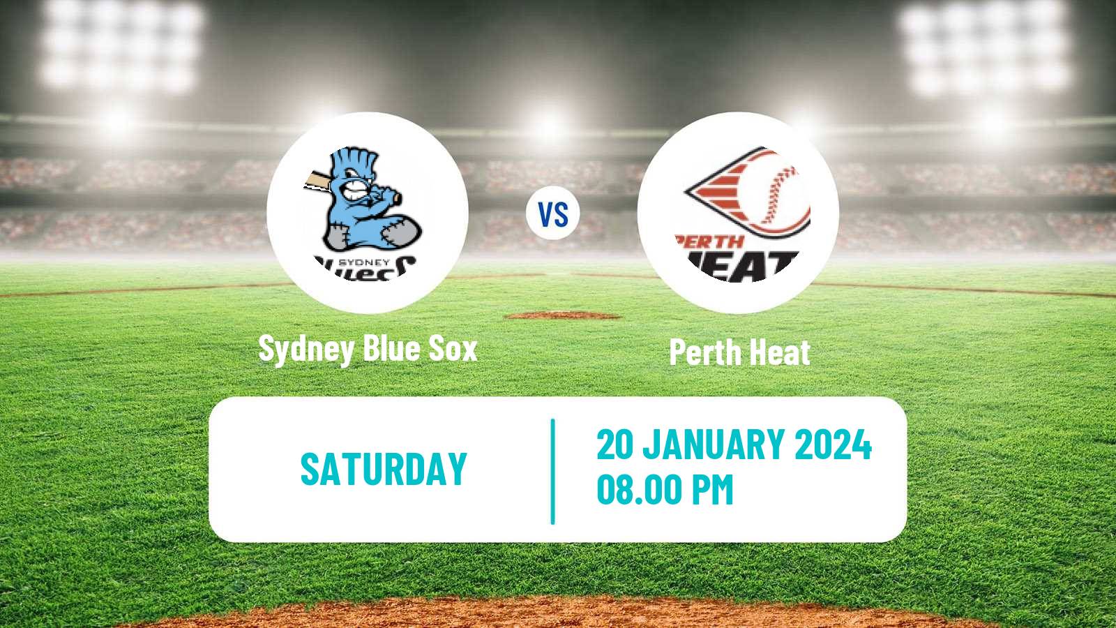 Baseball Australian ABL Sydney Blue Sox - Perth Heat