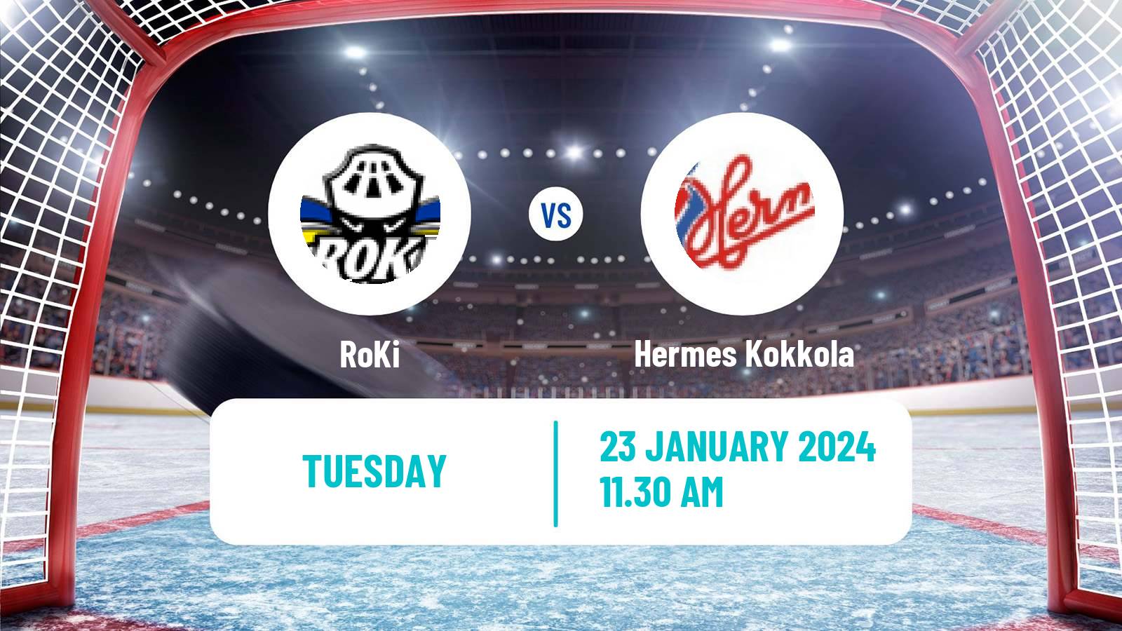 Hockey Finnish Mestis RoKi - Hermes Kokkola
