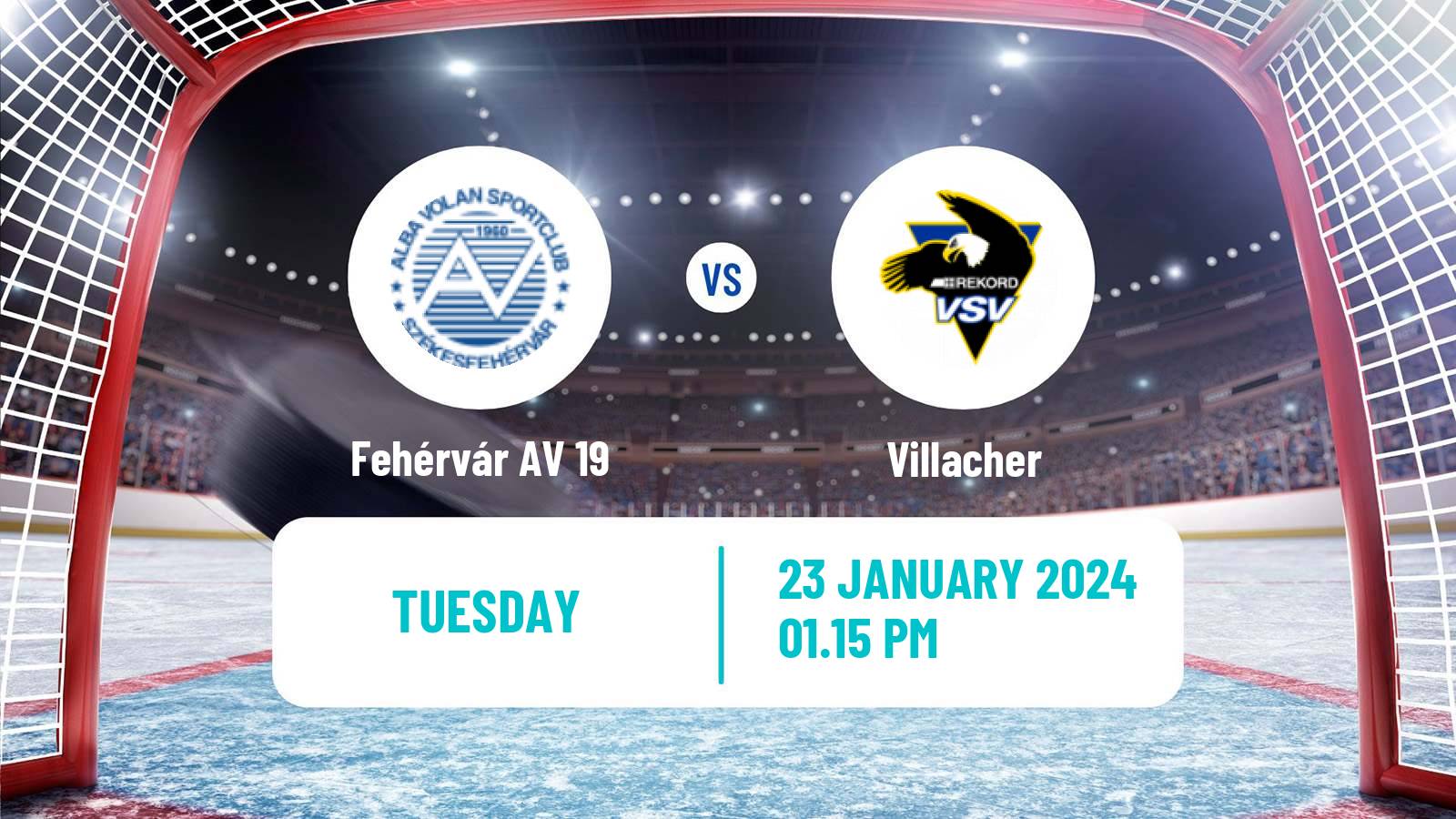 Hockey Austrian Ice Hockey League Fehérvár AV 19 - Villacher