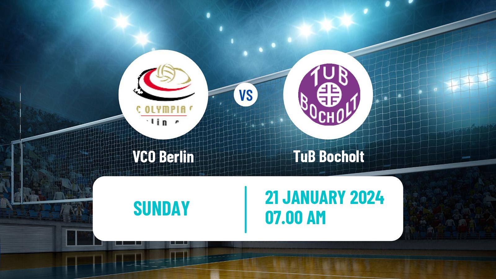 Volleyball German 2 Bundesliga North Volleyball VCO Berlin - Bocholt