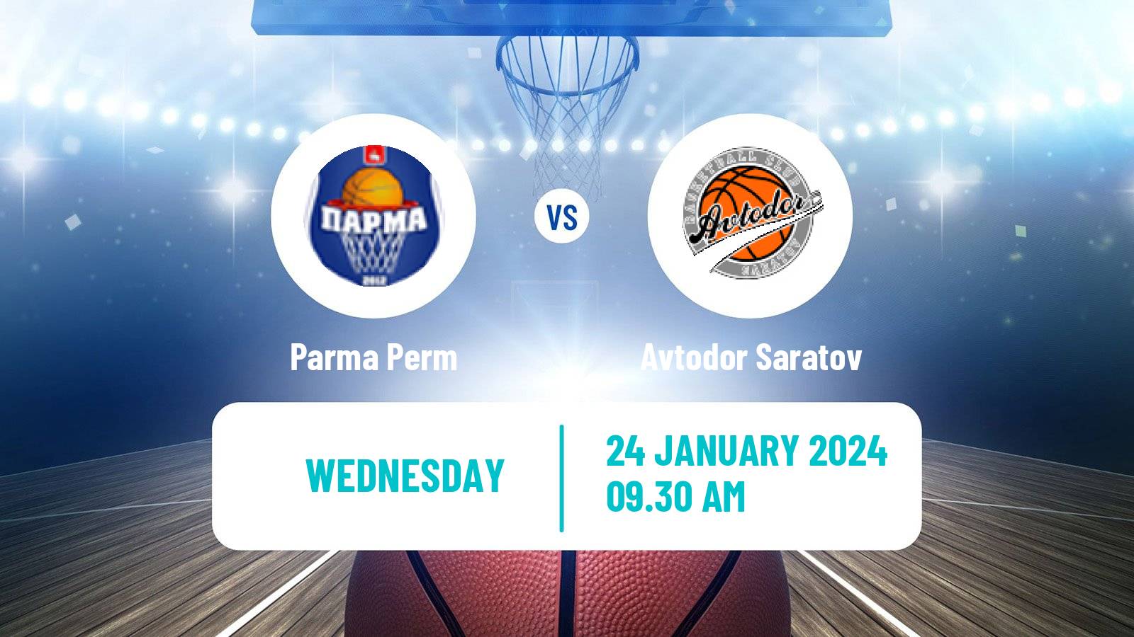Basketball VTB United League Parma Perm - Avtodor Saratov