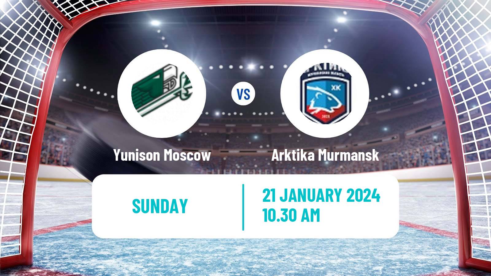 Hockey NMHL Yunison Moscow - Arktika Murmansk