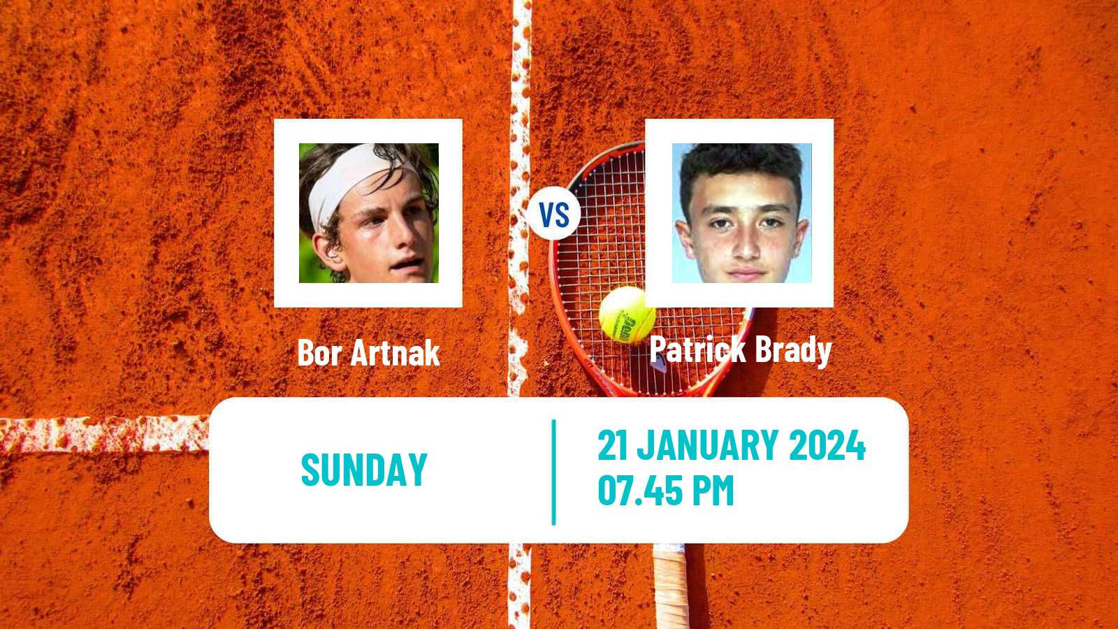 Tennis Indian Wells 2 Challenger Men Bor Artnak - Patrick Brady