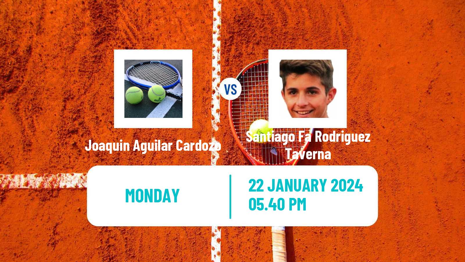 Tennis Punta Del Este Challenger Men Joaquin Aguilar Cardozo - Santiago Fa Rodriguez Taverna