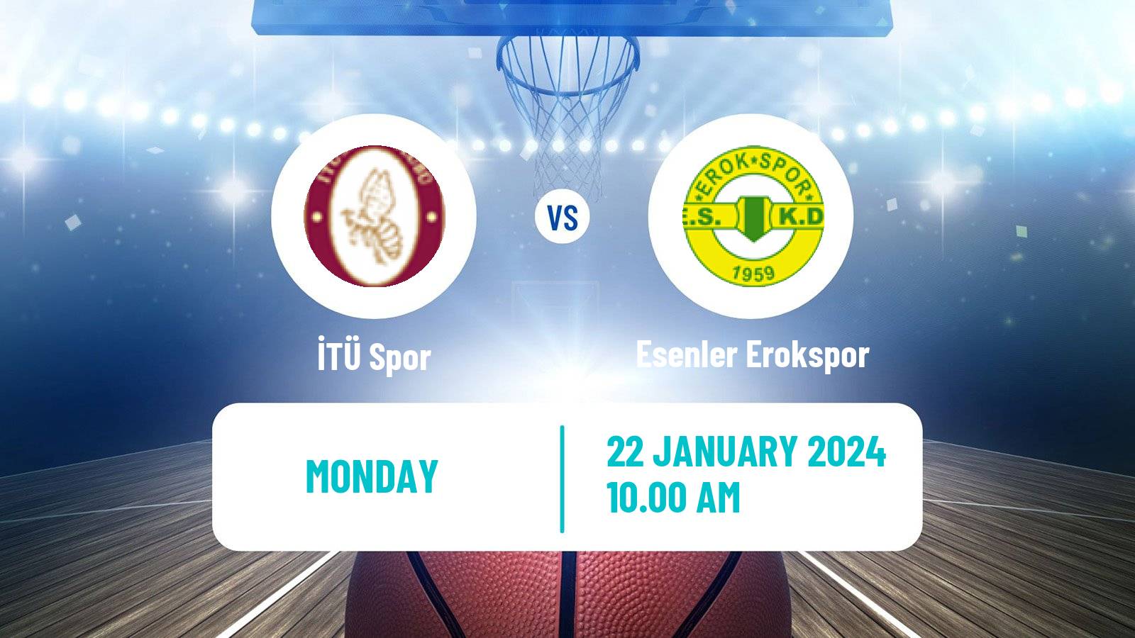 Basketball Turkish TBL İTÜ - Esenler Erokspor