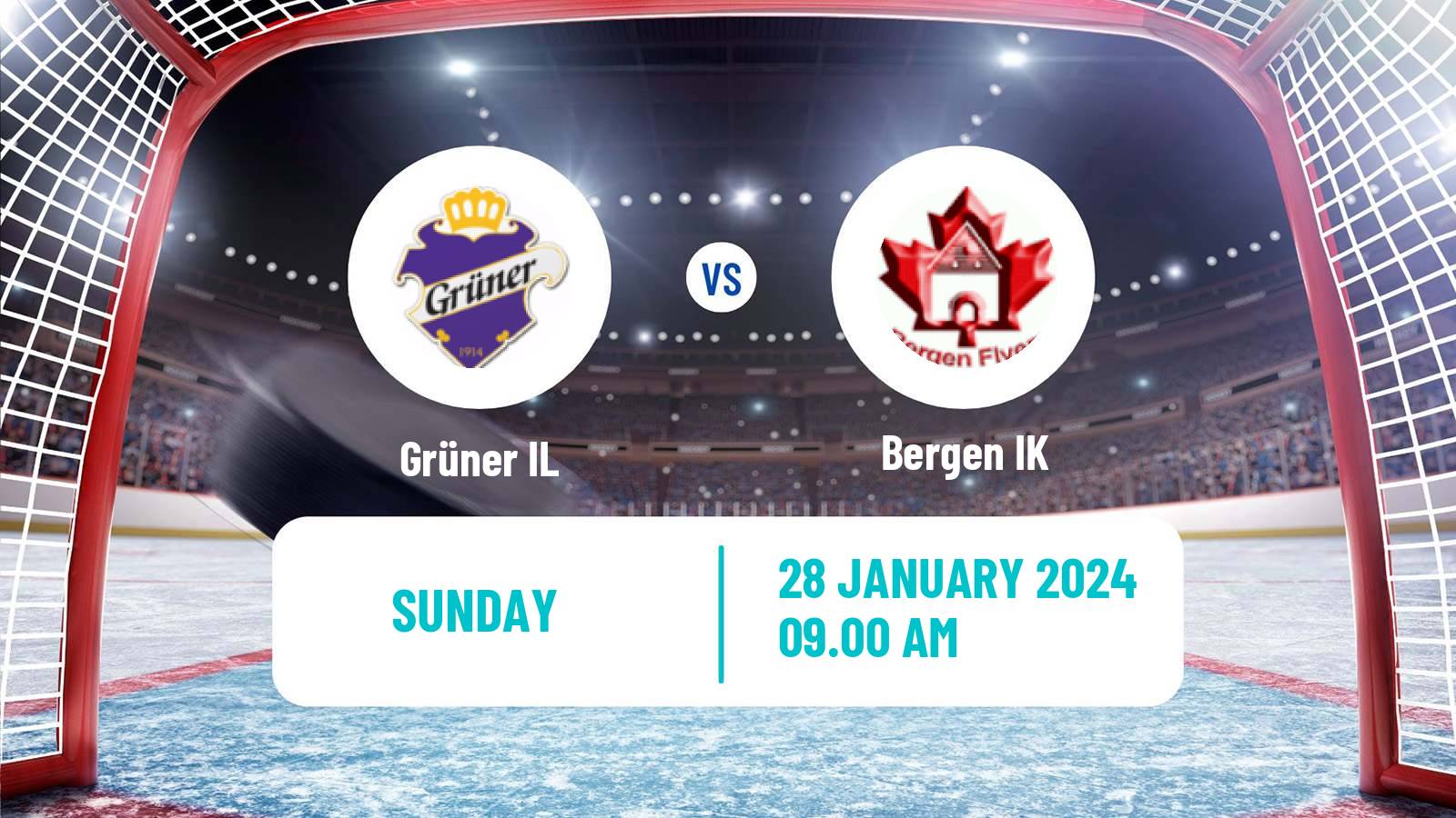 Hockey Norwegian Division 1 Hockey Grüner - Bergen