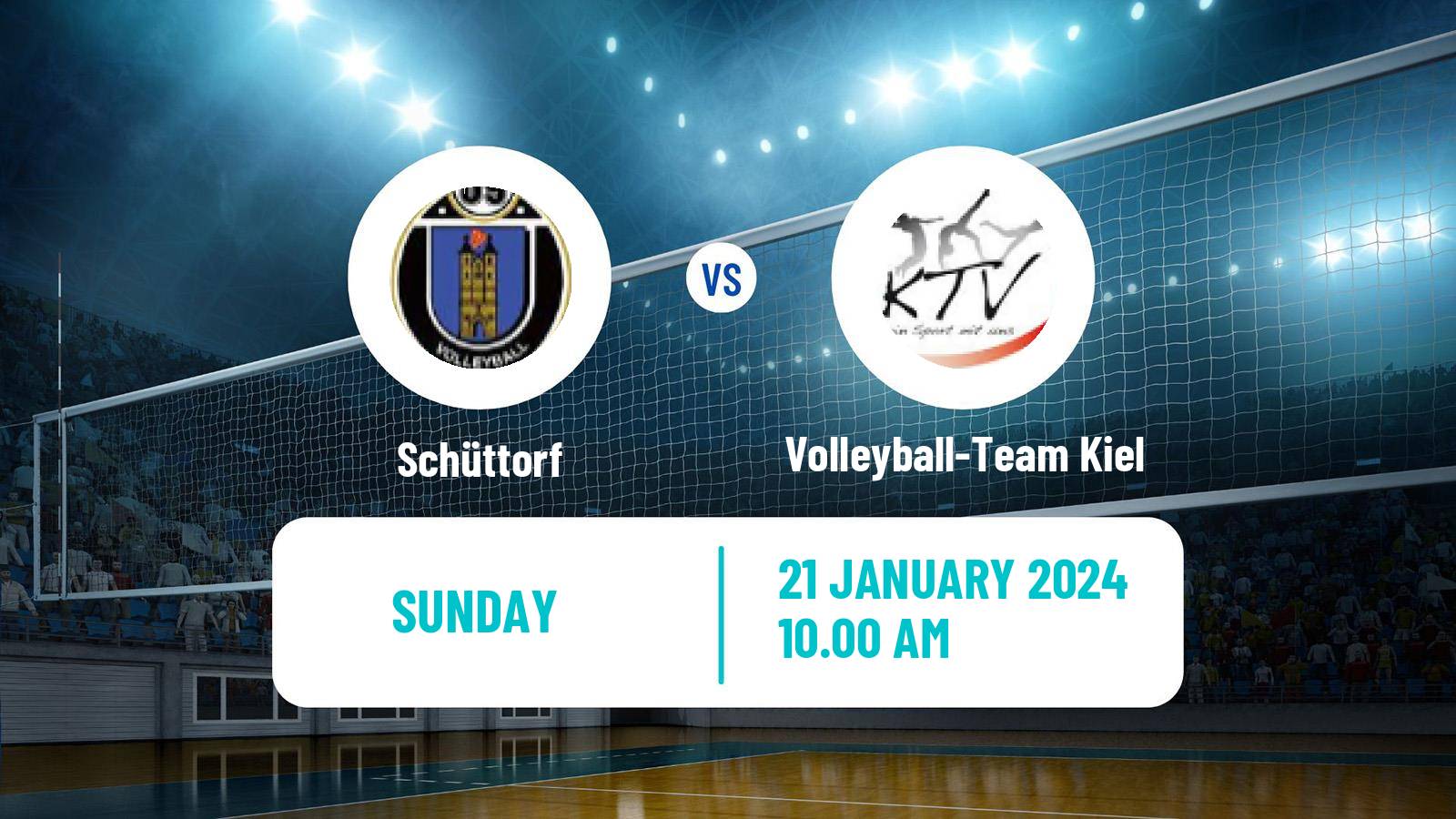 Volleyball German 2 Bundesliga North Volleyball Schüttorf - Volleyball-Team Kiel