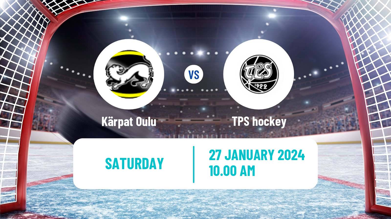 Hockey Finnish SM-liiga Kärpät - TPS