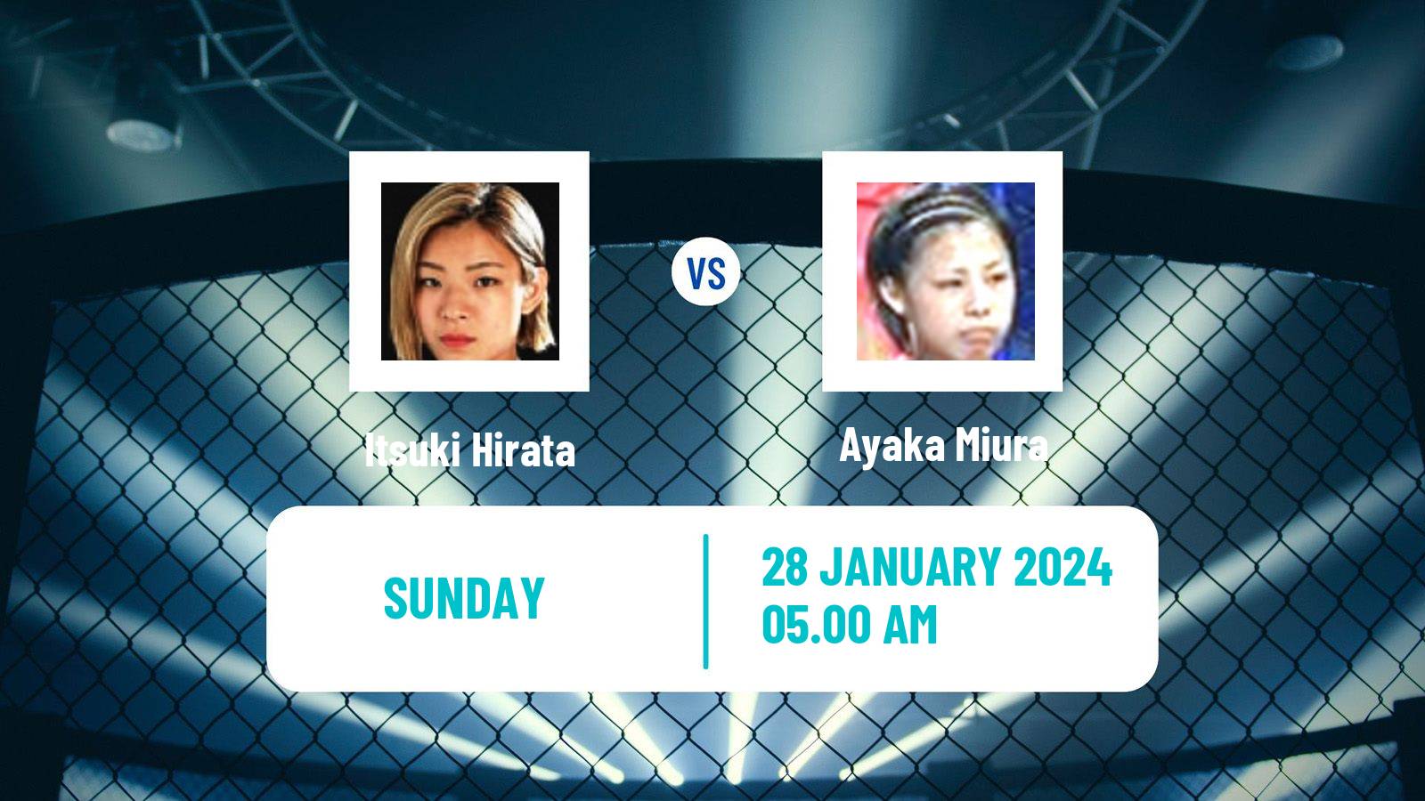 MMA Atomweight One Championship Women Itsuki Hirata - Ayaka Miura