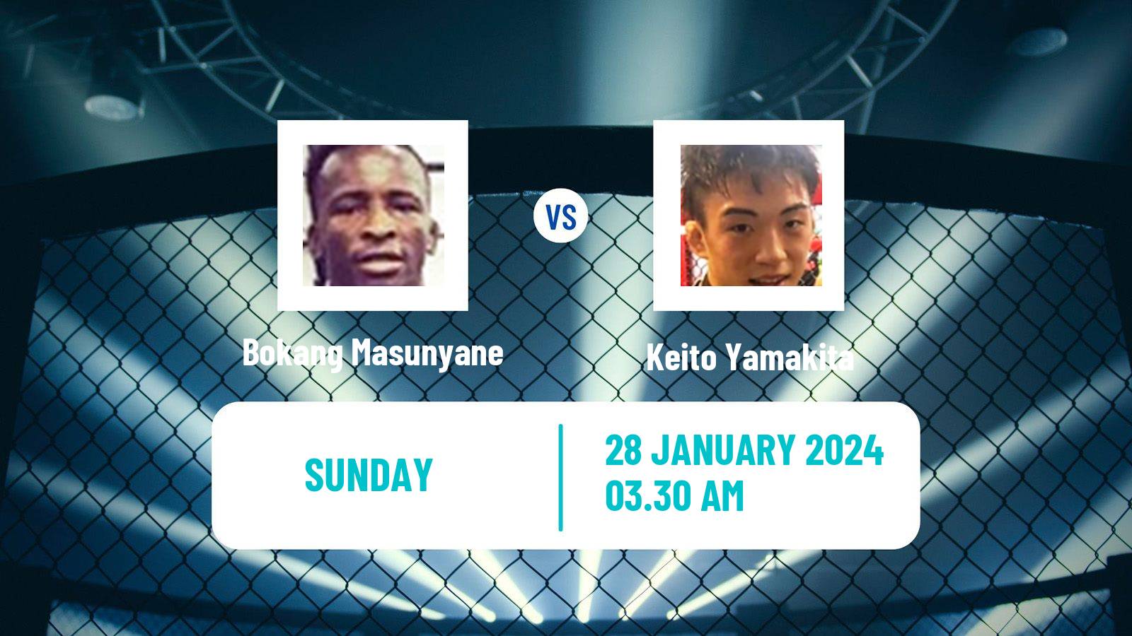 MMA Strawweight One Championship Men Bokang Masunyane - Keito Yamakita