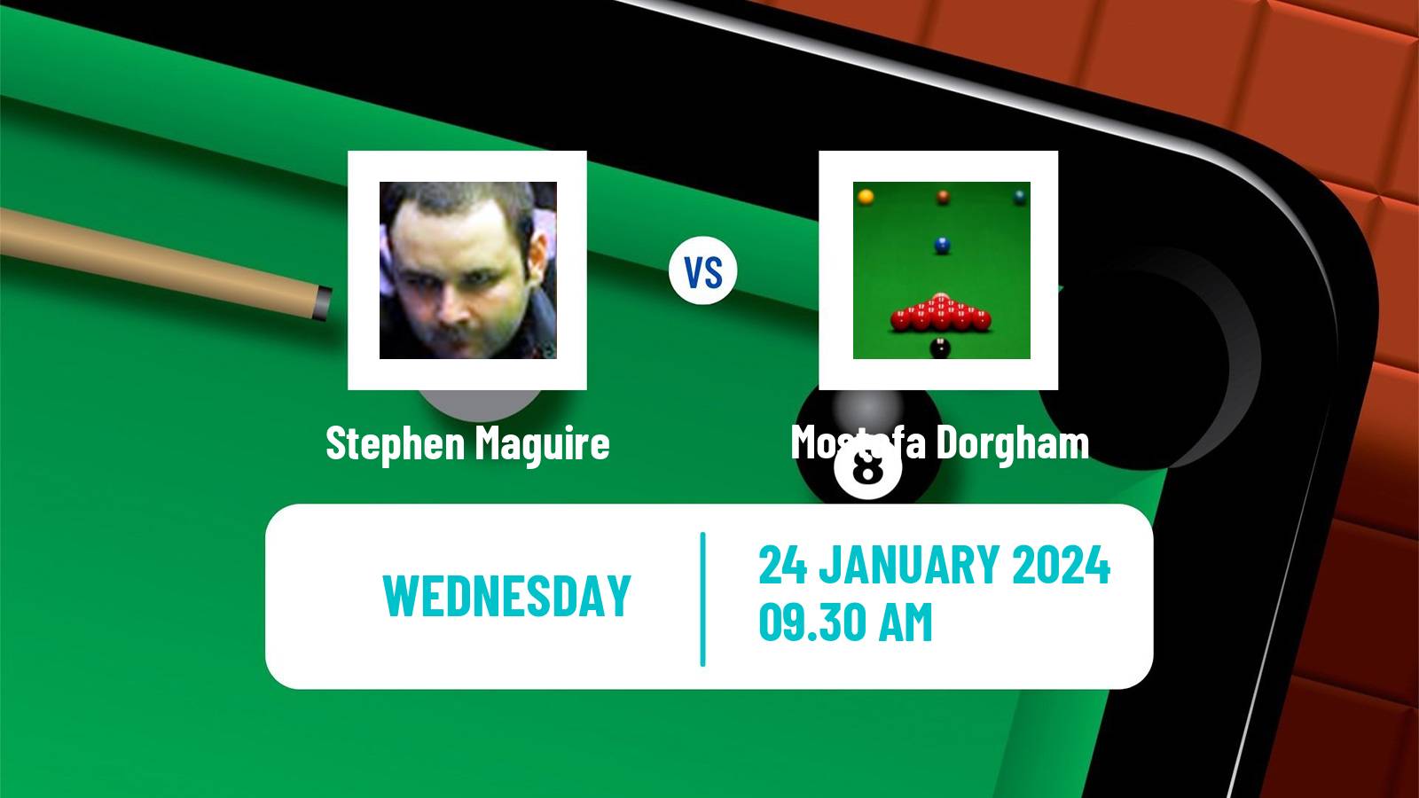 Snooker World Open Stephen Maguire - Mostafa Dorgham