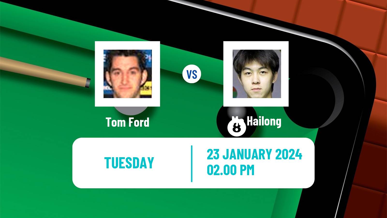 Snooker World Open Tom Ford - Ma Hailong