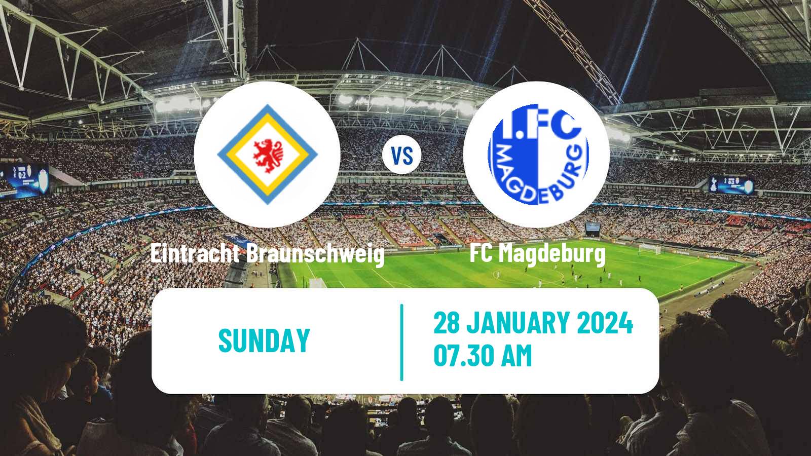 Soccer German 2 Bundesliga Eintracht Braunschweig - Magdeburg