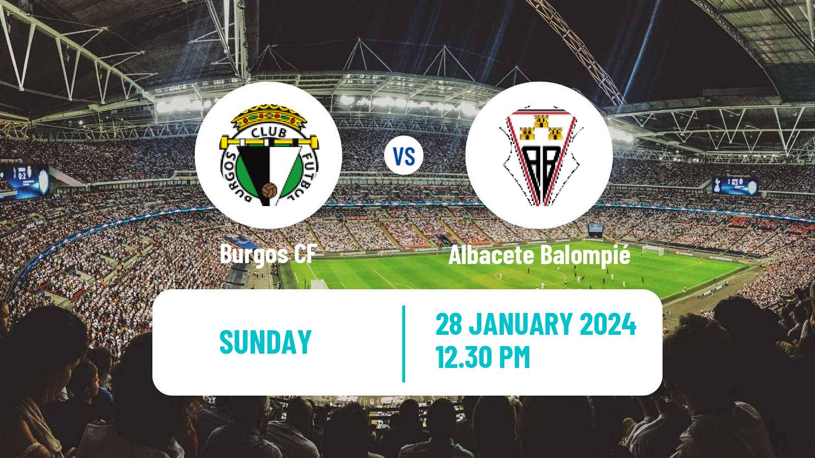 Soccer Spanish LaLiga2 Burgos - Albacete Balompié
